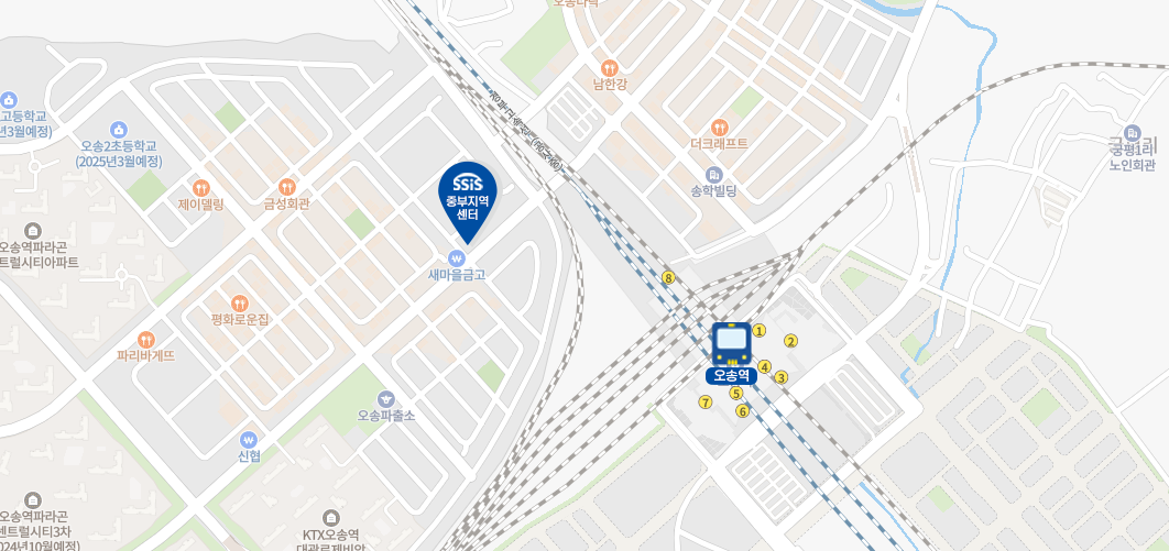 중부지역센터 지도