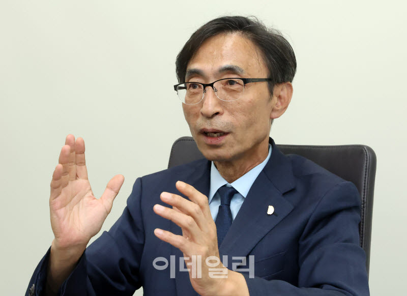 김현준 한국사회보장정보원 원장이 최근 서울 광진구 한국사회보장정보원에서 이데일리와 인터뷰를 진행했다. (사진= 방인권 기자)